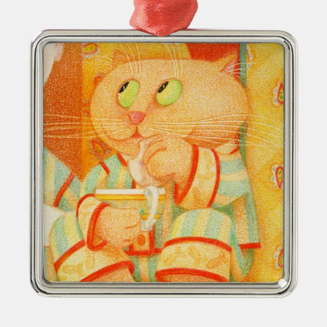 Ornamento de la plaza de SNACK KITTY Premium (Frente)
