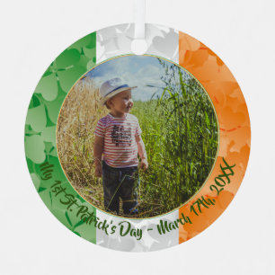 Ornamento de la primera bandera irlandesa del Día 