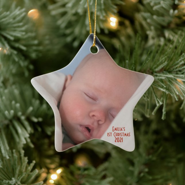 Ornamento de la primera estrella de cristal de Nav (Árbol)