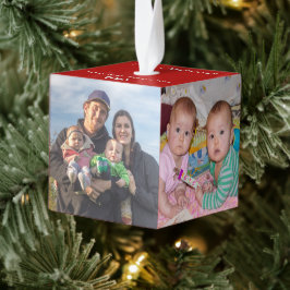 Ornamento de la primera familia navideña