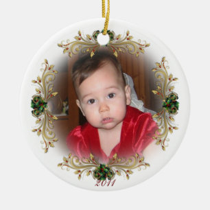 Ornamento de "La primera Navidad del bebé"