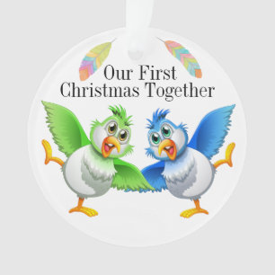 Ornamento de la primera Navidad juntos