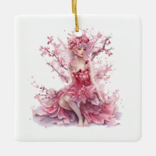 Ornamento de la Princesa Princesa de Cerezo Blosso