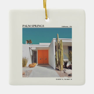 Ornamento de la puerta brillante de Palm Springs