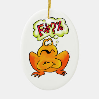 ornamento de la rana de la Cuatro-letra