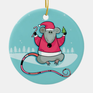 Ornamento de la rata del navidad