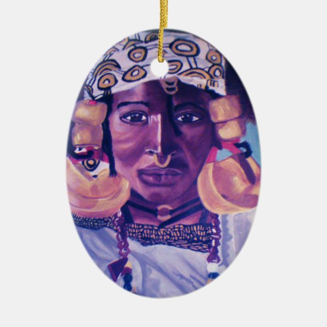 Ornamento de la REINA AFRICANA (Frente)