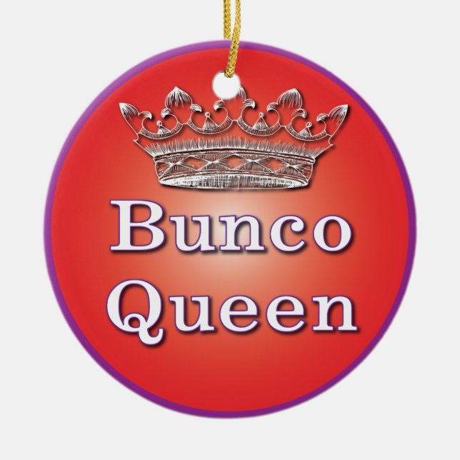 Ornamento de la reina de Bunco (Frente)
