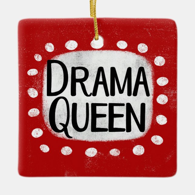 Ornamento de la Reina del Drama (Anverso)