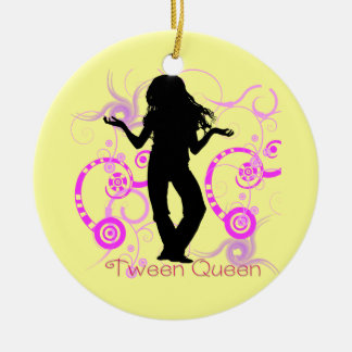 Ornamento de la reina del tween