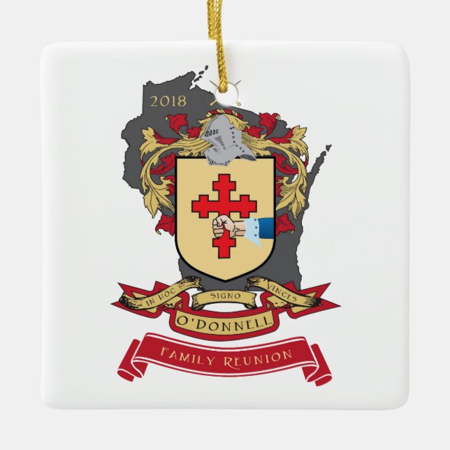 Ornamento de la reunión de familia de O'Donnell (Anverso)