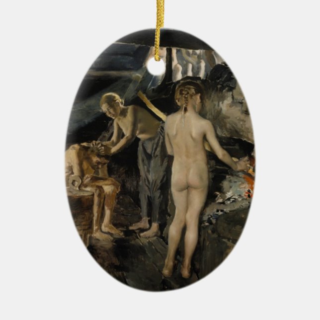 Ornamento de la sauna de Gallen-Kallela (Frente)