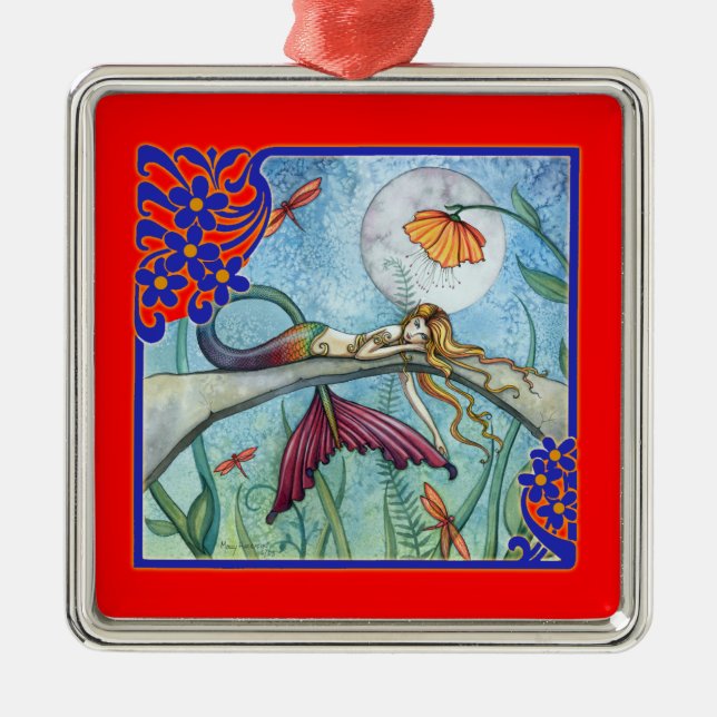 Ornamento de la sirena encantadora de Molly Harris (Frente)