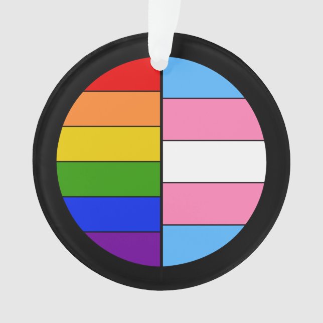 Ornamento de la solidaridad de GLBT (Anverso)