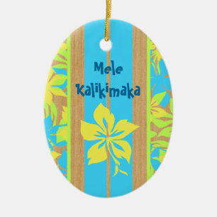 Ornamento de la tabla hawaiana de Velzyland