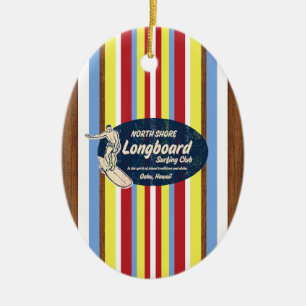 Ornamento de la tabla hawaiana del vintage de la