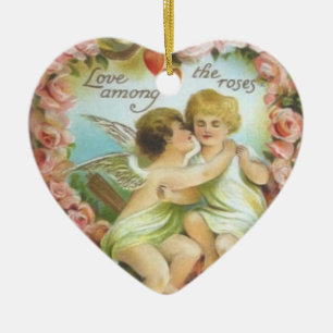 Ornamento de la tarjeta del día de San Valentín