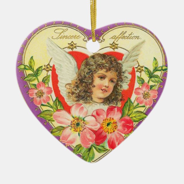 Ornamento de la tarjeta del día de San Valentín (Frente)