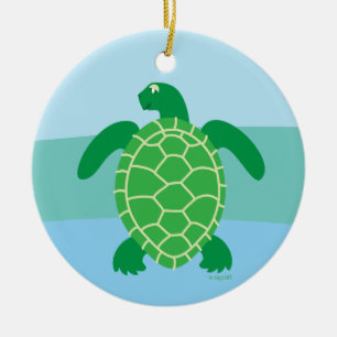 Ornamento de la temporada de tortugas marinas
