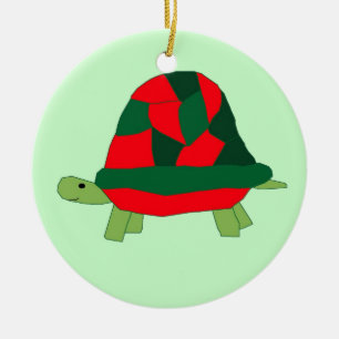 Ornamento de la tortuga del navidad