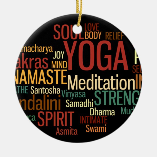 Ornamento de la YOGA (Frente)