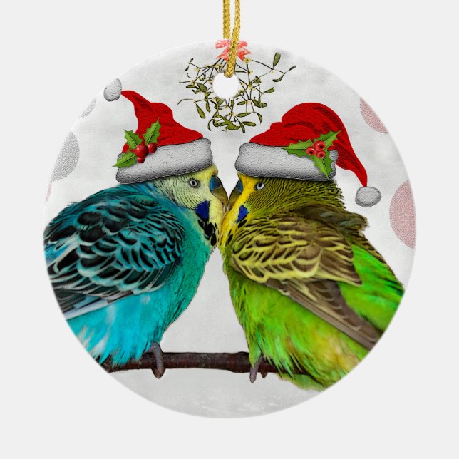 Ornamento de las abrazos del navidad (Frente)