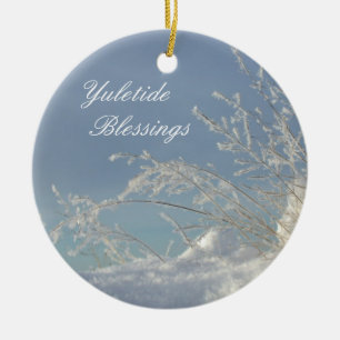 Ornamento de las bendiciones de Yuletide