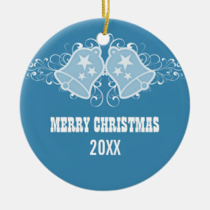 Ornamento de las campanas de vacaciones y de los b