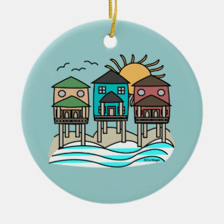 Ornamento de las casas de playa