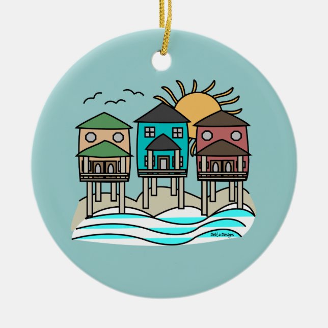 Ornamento de las casas de playa (Frente)
