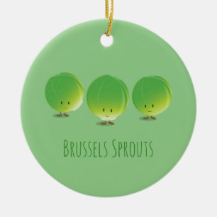 Ornamento de las coles de Bruselas el
