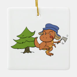 Ornamento de las compras del árbol de navidad de