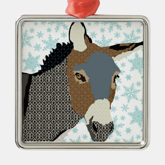 Ornamento de las Felices Navidad de Moses II (Frente)