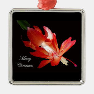 Ornamento de las Felices Navidad del cactus de