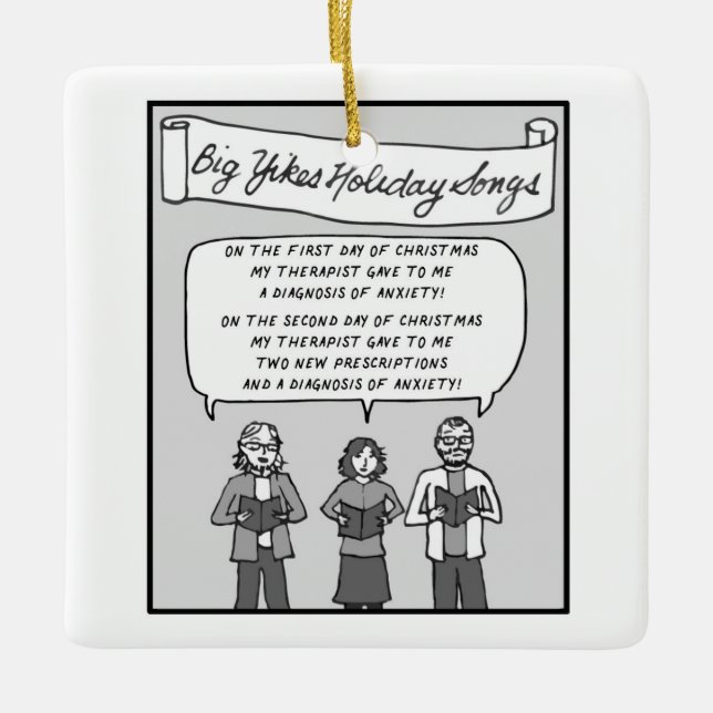 Ornamento de las grandes yikes: 12 días de Navidad