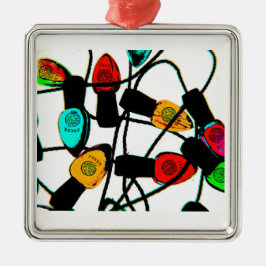 Ornamento de las luces de navidad del Mah Jongg