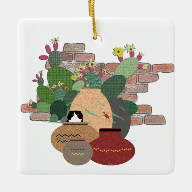 Ornamento de las ollas de arcilla (Anverso)