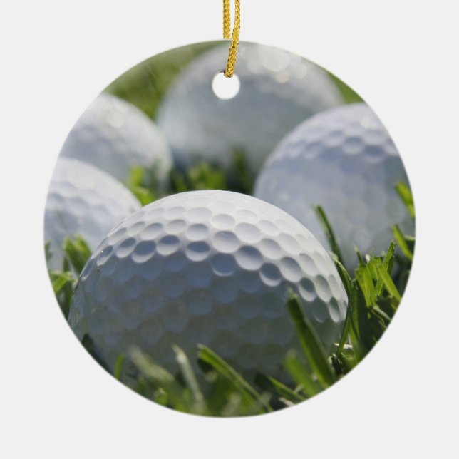 Ornamento de las pelotas de golf (Frente)