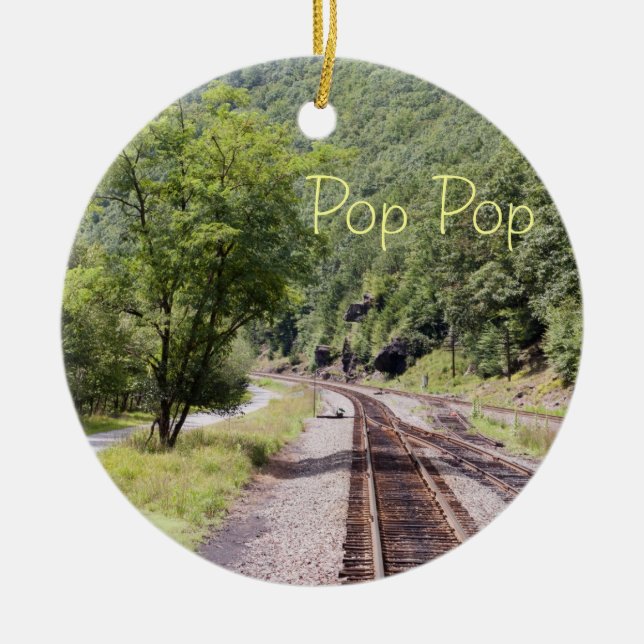 Ornamento de las pistas de ferrocarril (Frente)