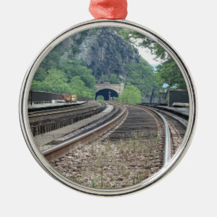 Ornamento de las pistas de ferrocarril del