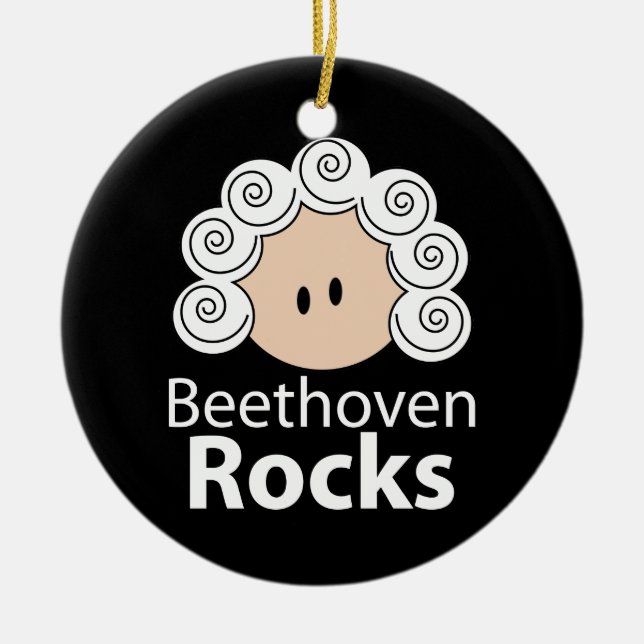 Ornamento de las rocas de Beethoven (Frente)