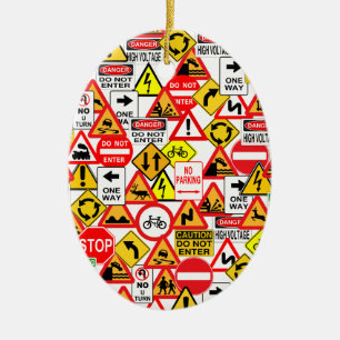 Ornamento de las señales de tráfico