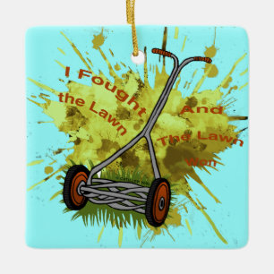 Ornamento de Lawn Mower
