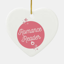 Ornamento de lector de romance