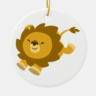 Ornamento de león de Personalizado estático lindo