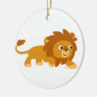 Ornamento de león de Personalizado inteligente lin