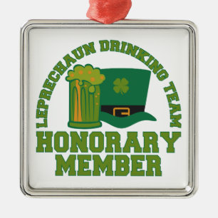 Ornamento de Leprechaun Drinking Team