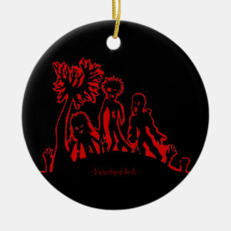 Ornamento de levantamiento de los zombis