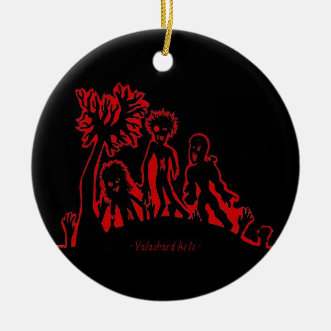 Ornamento de levantamiento de los zombis (Frente)