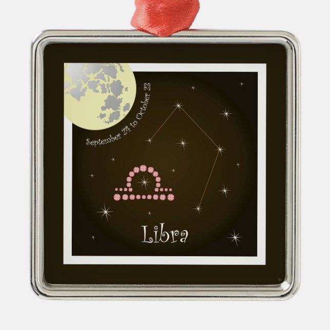 Ornamento de Libra del 24 al 23 de octubre (Frente)